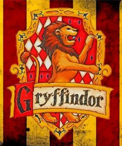 Gryffindor Logo panels paint by numbers