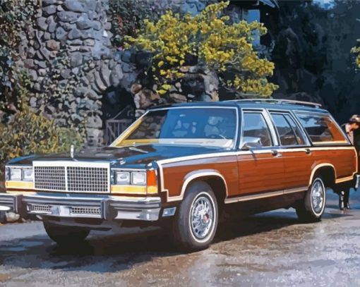 1988 Ford Ltd Crown Victoria Paint by numbers