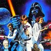 A new hope Star Wars paint by numbers
