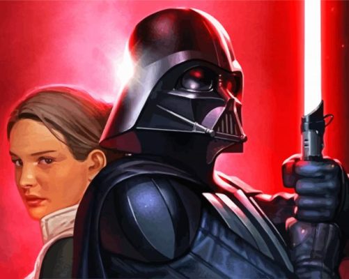 Anakin Padme paint by numbers