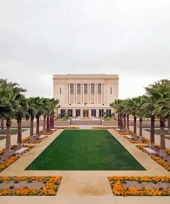 Mesa Arizona Temple Paint by numbers
