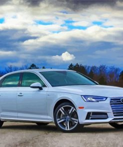 Audi A4 Luxury Car paint by numbers