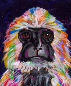 Baboon Monkey paint by numbers