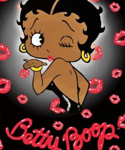 Black Betty Boop paint by numbers