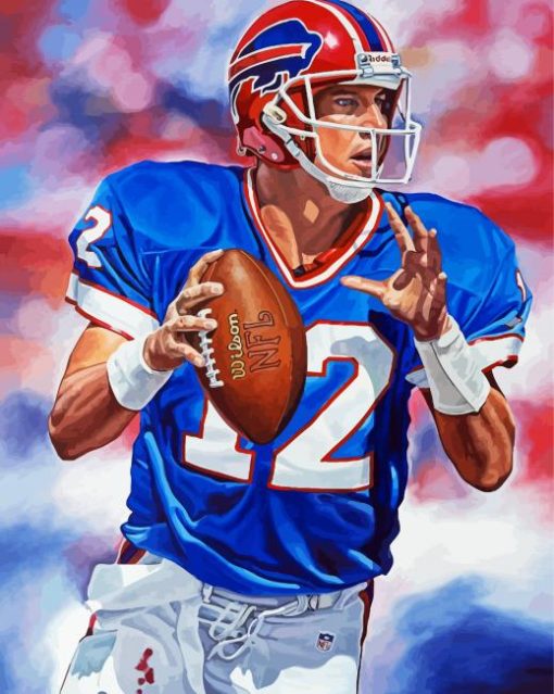Buffalo Bills Player paint by numbers