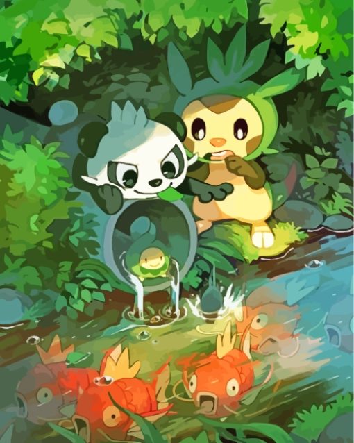 Chespin paint by numbers