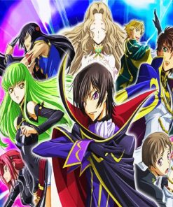 Code Geass Lelouch Of The Rebellion paint by numbers