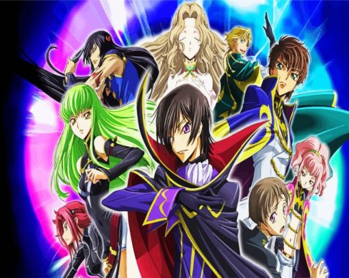Code Geass Lelouch Of The Rebellion paint by numbers