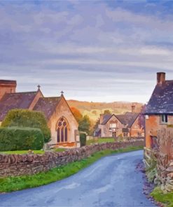 Cotswolds Travel paint by numbers