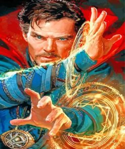 Doctor Strange character paint by number