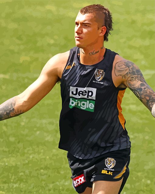 Dustin Martin paint by numbers