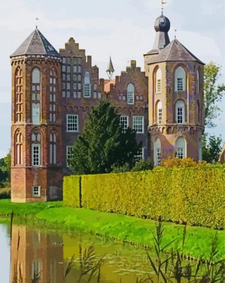 Eindhoven Croy Castle - Paint By Numbers - Num Paint Kit