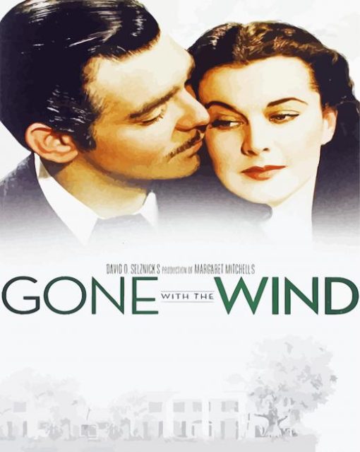 Gone With The Wind Movie Poster paint by numbers