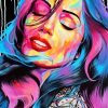 Graffiti Girl Art paint by numbers