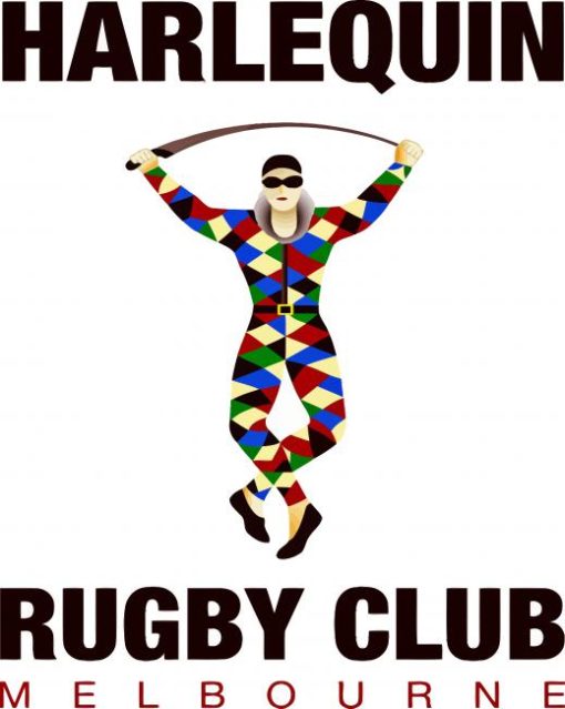 Harlequins Rugby Logo paint by numbers