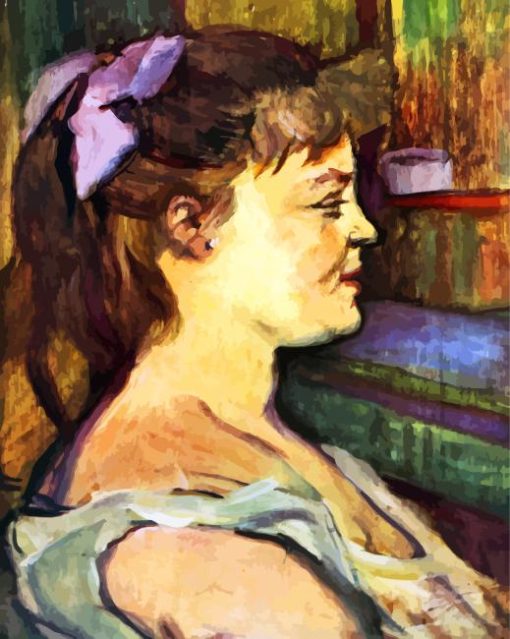 House Wife Toulouse Lautrec paint by number