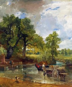 John Constable The Hay Wain paint by numbers