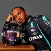 Lewis Hamilton Race Car Paint by numbers