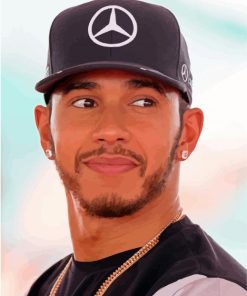 Lewis Hamilton paint by numbers