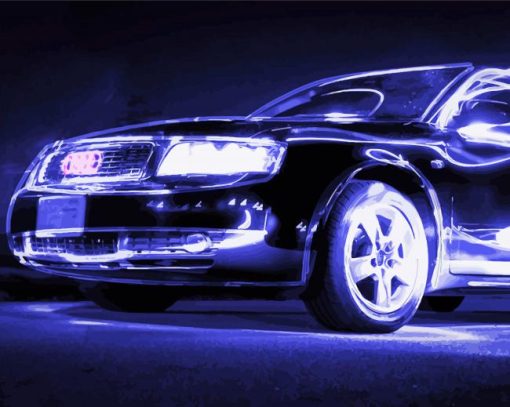 Light Audi A4 Paint by numbers