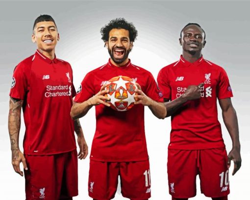 Liverpool Fc Players paint by numbers