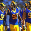 Los Angeles Rams Players paint by numbers