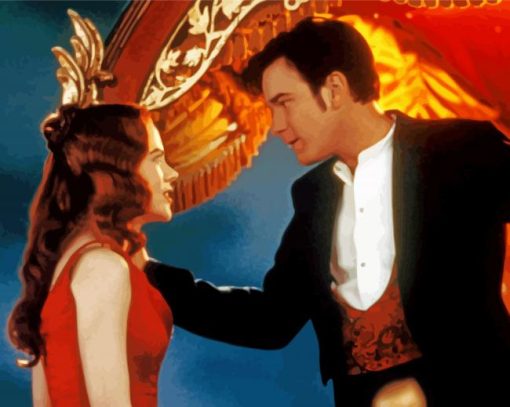 Moulin rouge movie characters paint by numbers