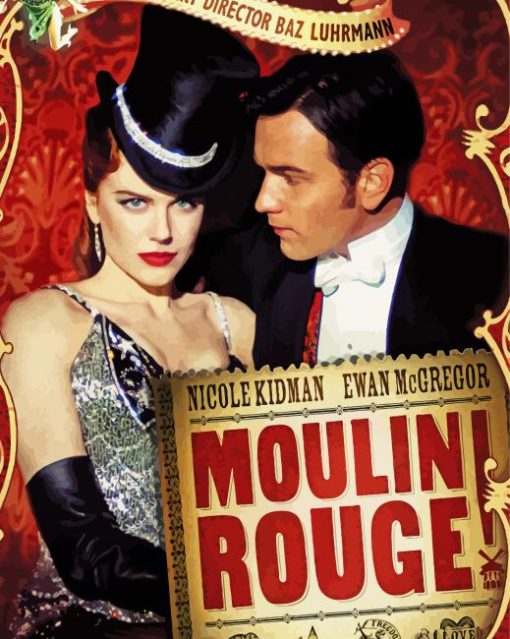 Moulin rouge paint by number