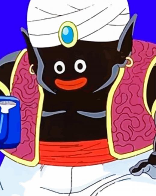 Mr popo dragon ball z paint by numbers