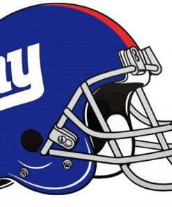 NY Giants Football Helmet paint by numbers