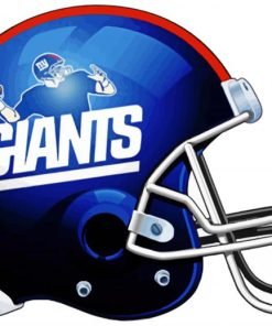 NY Giants Football Helmet Sport paint by numbers
