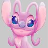 Pinky Angel Lilo And Stitch paint by numbers