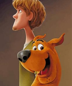 Scooby doo and shagy paint by numbers