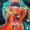 South Inddian Bride paint by numbers
