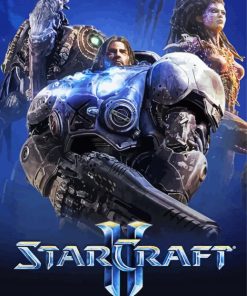 Starcraft Video Game paint by numbers