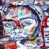 Street African Graffiti Girl paint by numbers