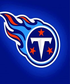 Tennesse Titans Team Logo paint by numbers