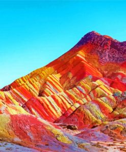 The Colored Desert Arizona Paint by numbers