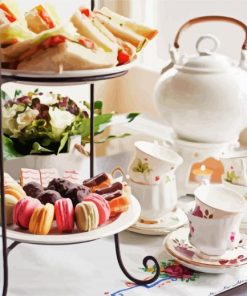 The Perfect High Tea paint by numbers