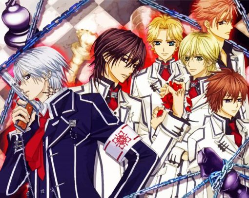 Vampire Knight Anime Characters paint by numbers