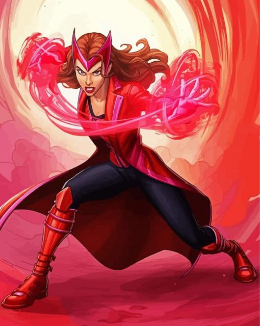 Wanda Maximoff - Paint By Numbers - NumPaint - Paint by numbers