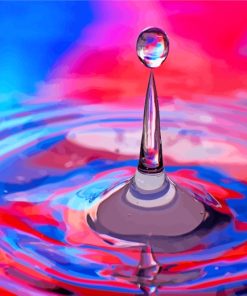 Water Drop Art paint by numbers