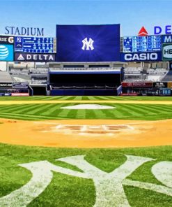 Yankee Stadium New York paint by numbers