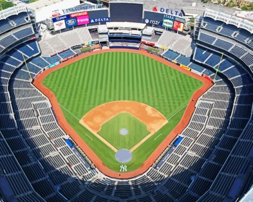 Yankee Stadium paint by numbers