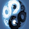 Yin And Yang Dragons Paint by numbers