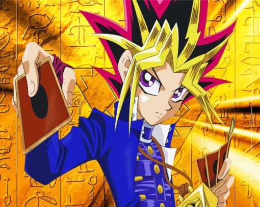 Yugi Oh paint by numbers