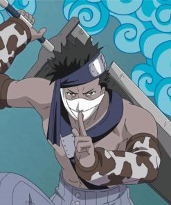 Zabuza From Naruto Anime paint by numbers