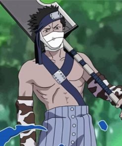 Zabuza From Naruto paint by numbers