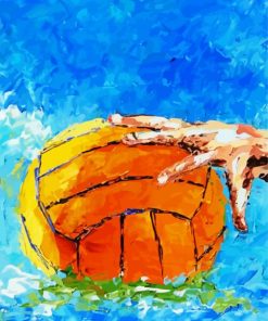 Abstract Water Polo paint by number