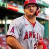 Aesthetic Mike Trout Player paint by number